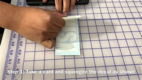 After cleaning your surface area, wet the area again using a spray bottle and a solution of about 5% soap / 95% water. How to apply a vinyl decal DIY - YouTube