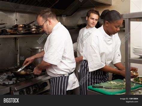 Team Chefs Preparing Image And Photo Free Trial Bigstock