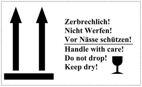 Flexion › konjugation e am bitte nicht bügeln, nicht knicken, nicht werfen. repair-center-24 - Verpackungshinweise zu Ihrem ...
