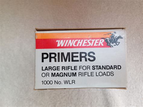 Winchester No Wlr Large Rifle Primers For Standard Or Magnum Rifle