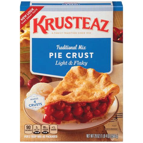 Krusteaz Traditional Mix Pie Crust Oz Box Walmart Com Walmart Com