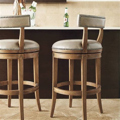 Backless stools are ideal options for a kitchen with limited space. Swivel Counter Stools With Low Back - Smartvradar.com - Smartvradar.com