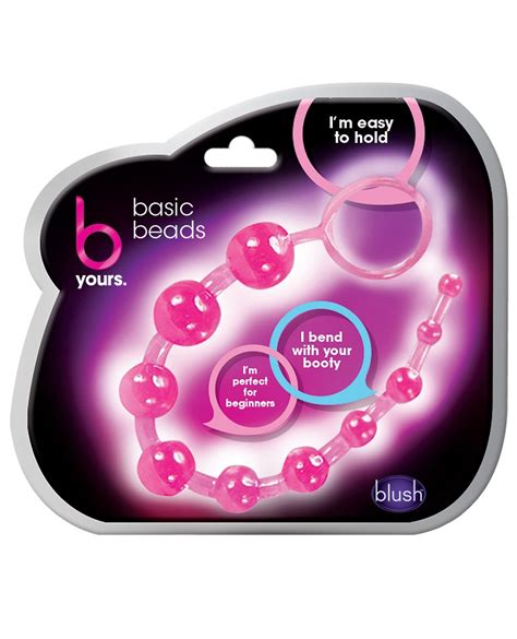Blush Basic Anal Beads Pink By Blush Novelties Cupid S Lingerie