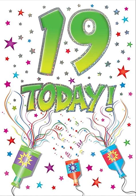 19th Birthday Card Uk Toys And Games
