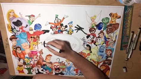 How To Draw Characters From Disney