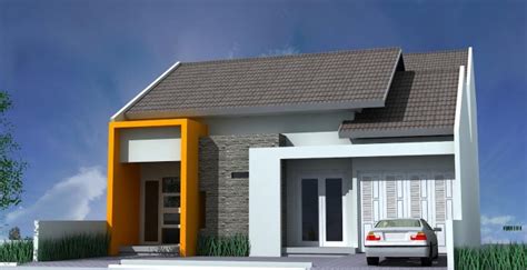 desain rumah minimalis garasi  elevasi