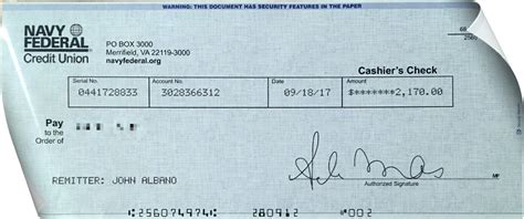The 256074974 aba check routing number is on the bottom left hand side of any check issued by navy federal credit union. Navy Federal Cashiers Check - More You Must To Know
