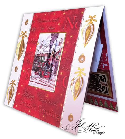 Rotate the cardstock to the left. Jak Heath.com: Trinitage Pop Up Card & Instructions