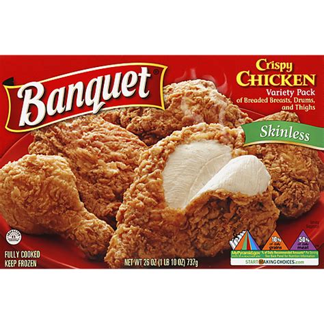 Banquet® Skinless Crispy Chicken Variety Pack 26 Oz Box Frozen Foods