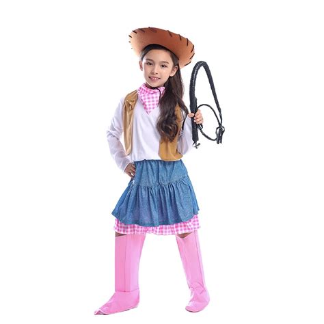 Child Cowgirl Wild West Adventure Costume Sweetie Girls Fancy Dress