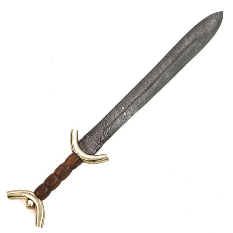 Gladius Sword High Carbon Damascus Steel 28 Gladiator Roman