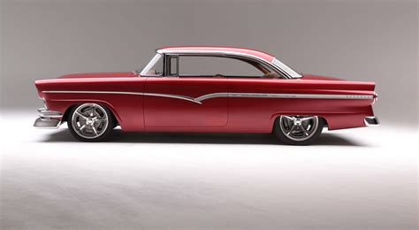 1956 Ford Victoria Cars Classic Red Modified Wallpapers Hd Desktop And Mobile Backgrounds