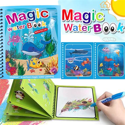 Download Magic Water Book Magic Coloring Book Reusable Kids Drawing