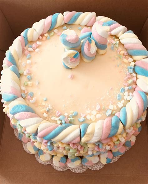Fun Marshmallow Candy Cake A Birthday Cake That No Child Can Resist