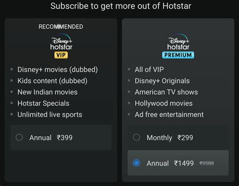 The offer is applicable on select prepaid recharge plans. Hotstar Premium Offers 2020 | Disney+ Premium Subscription at Rs.299 - Zoutons