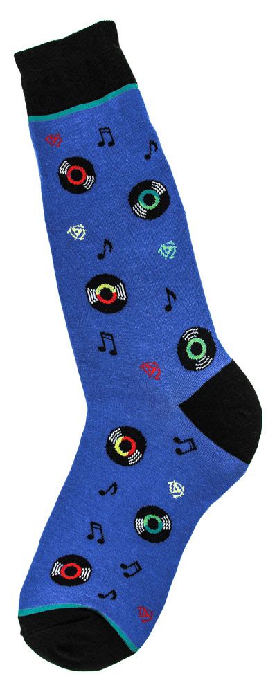Buy Mens Record Socks Music Apparel Music Clothes Music Socks