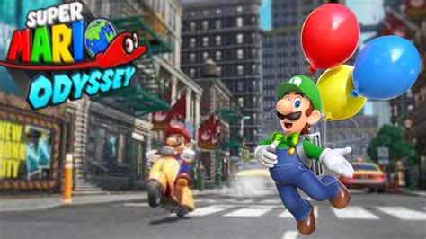 Super Mario Odyssey Gameplay 28 Luigis Balloon World Youtube