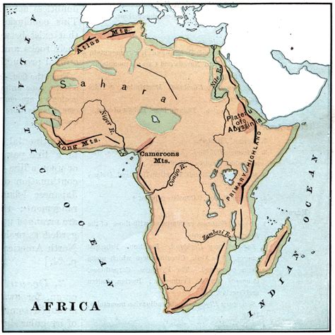 Atlas Mountains In Africa Map Jackenjuul
