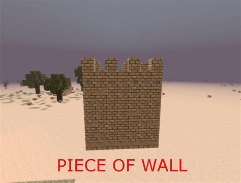 Desert Buildings Walls Towers Gatehouse Minecraft Map