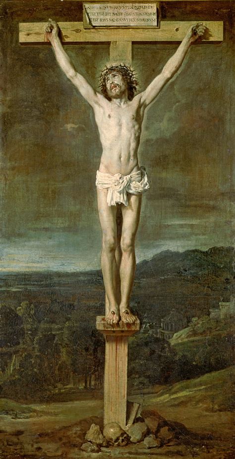 1631年カルバリーの十字架で生きたキリスト