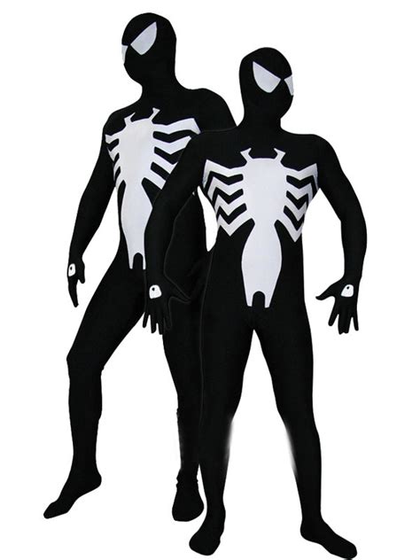 Buy Black And White Spandex Venom Symbiote Spider Man