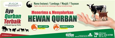 Desain Banner Spanduk Qurban 1442H 2021 Free CDR PSD TUTORiduan