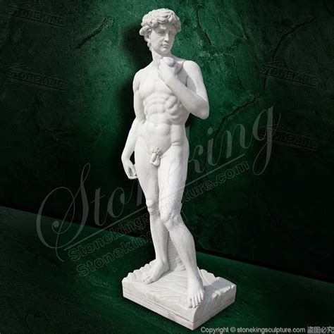 Hot Sale Life Size Michelangelo Marble David Statue Stoneking