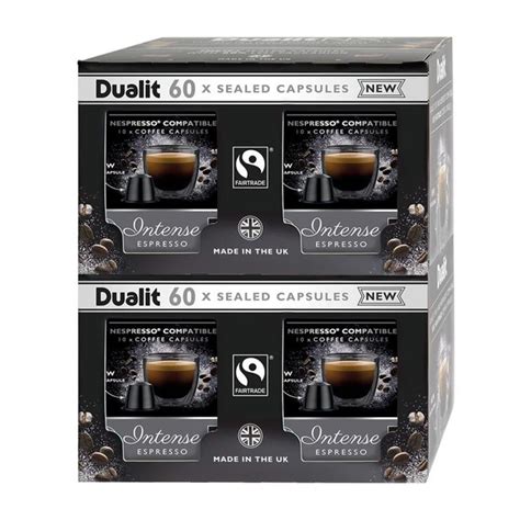 Coffee pods deals & offers in the uk may 2021 get the best discounts, cheapest price for coffee pods and save money your shopping community hotukdeals. Dualit Nespresso Compatible Intense Espresso Coffee Pods ...