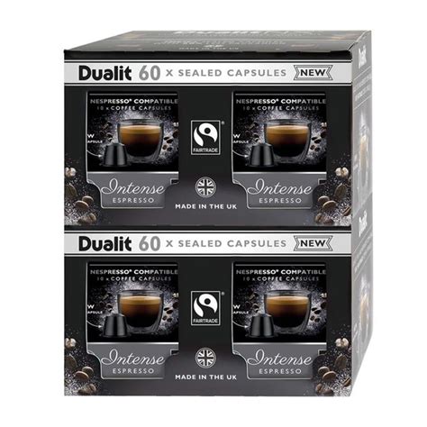 If you buy capsules that don't work in your machine, it doesn't matter how good their rating is. Dualit Nespresso Compatible Intense Espresso Coffee Pods ...