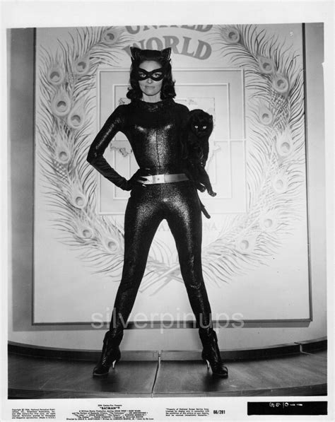 Orig 1966 Lee Meriwether As Catwoman Pin Up Portrait “batman