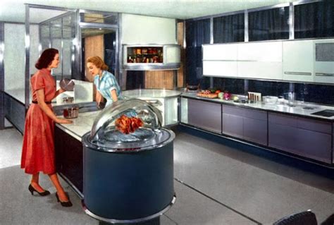 12 Retro Kitchens Of The Future ~ Vintage Everyday