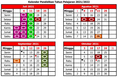 Kalender Pendidikan Provinsi Bali Tahun Pelajaran 20212022 Info