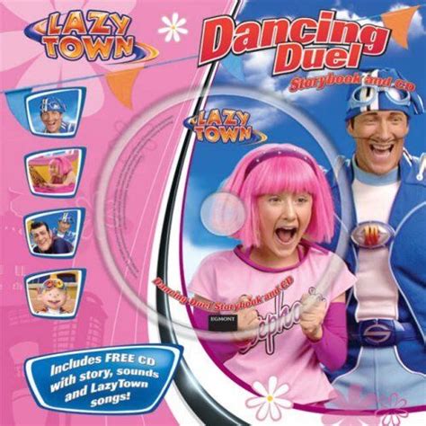 Dancing Duel Lazytown Book And Cd Ebay