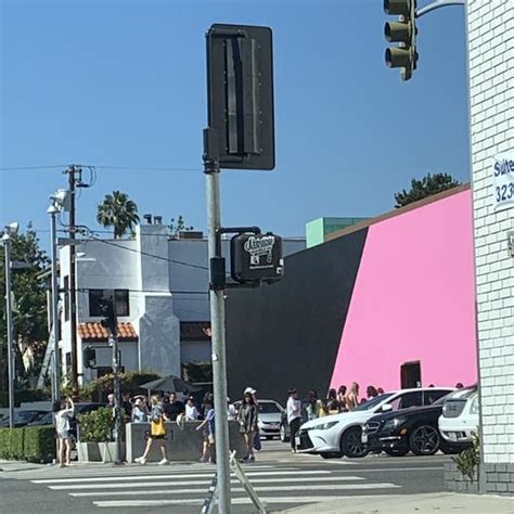 Paul Smiths Pink Wall In Los Angeles Ca