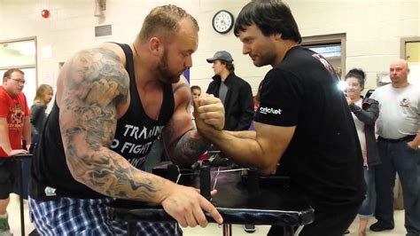 Throwback The Mountain Loses Arm Wrestling Match To Champ Devon