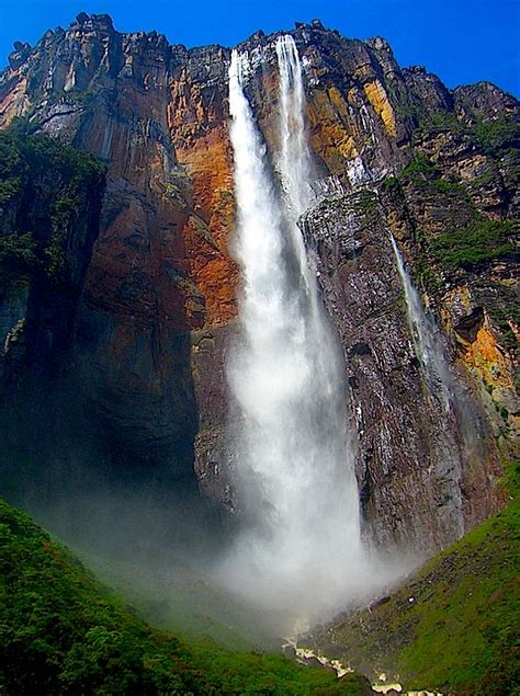 The Worlds Highest Uninterrupted Waterfall Dragon Falls Venezuela