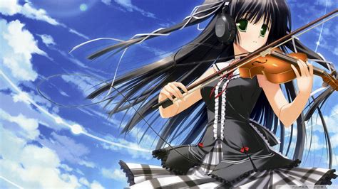 Download Anime Girl Playing Violin Wallpaper 1920x1080 Wallpoper 441059