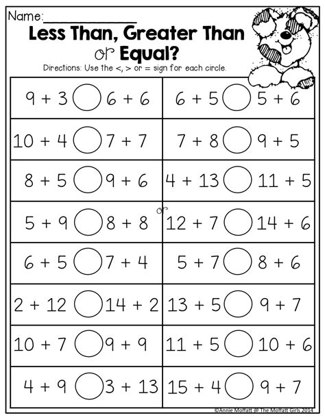 Math For Second Graders Printable Worksheets