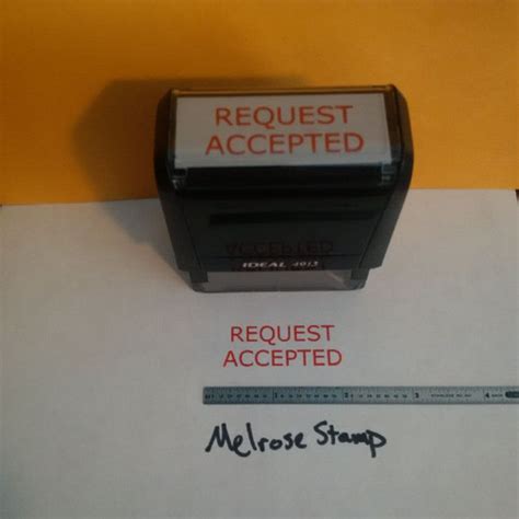 Reserved Rubber Stamp For Office Or Retail Use Self Inking Melrose