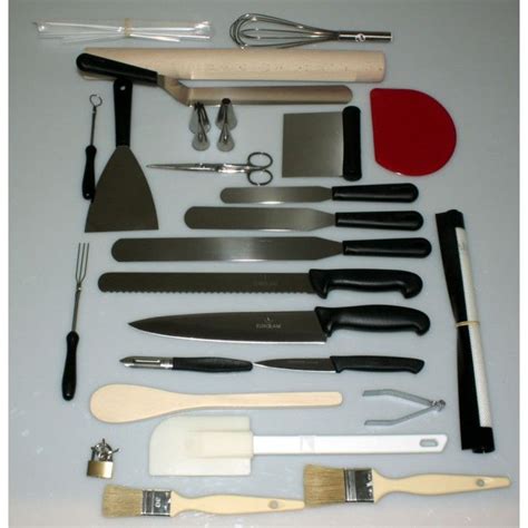 Tous pourront faire confiance aux ustensiles de cuisine et petit matériel ainsi qu'aux accessoires professionnels. Mallette Ustensiles Professionnelles Pâtisserie 25 pièces | Ustensile cuisine, Cap cuisine et ...