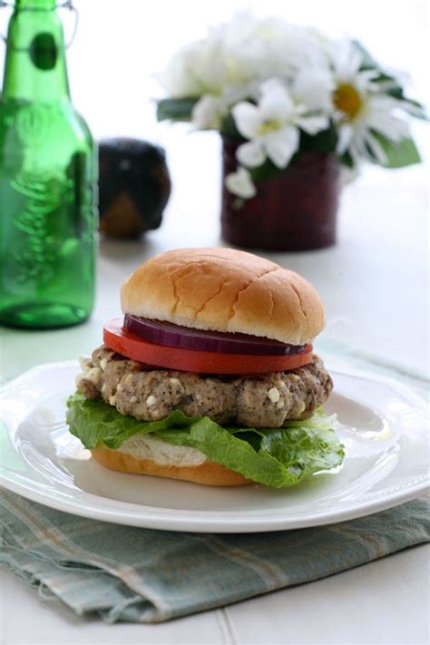 Greek Style Turkey Burgers With Feta By Eclecticrecipes Com Recipe