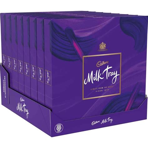 Cadbury Milk Tray Chocolate Box 180g Case Of 8 New Cadburys Full