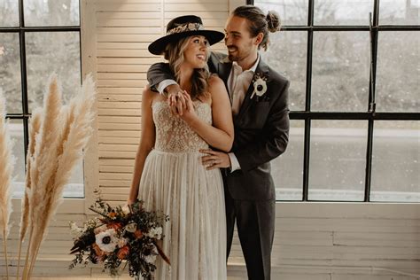 Modern Boho Wedding Inspired Styled Shoot At Ozari Nashville
