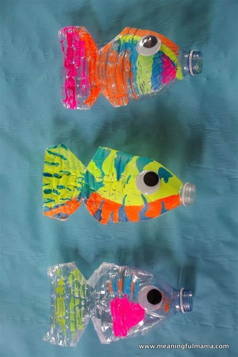 Resultado De Imagen De Soda Bottle Fish Craft Kids Crafts Sea Crafts