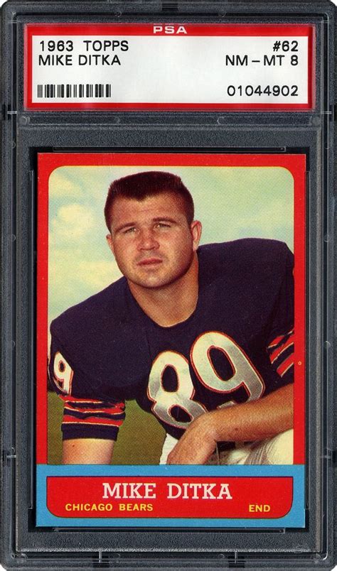 1963 Topps Mike Ditka Psa Cardfacts®