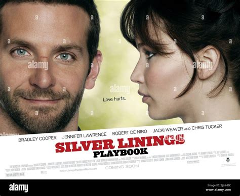 Bradley Cooper Jennifer Lawrence Poster Silver Linings Playbook 2012