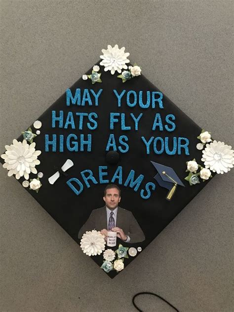 12 Graduation Cap Decorating Ideas For The Ultimate The Office Fan