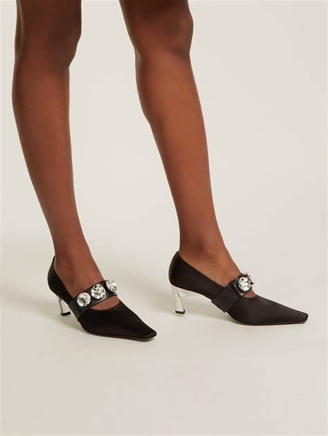 We did not find results for: Crystal-embellished kitten-heel satin pumps | Marni ...