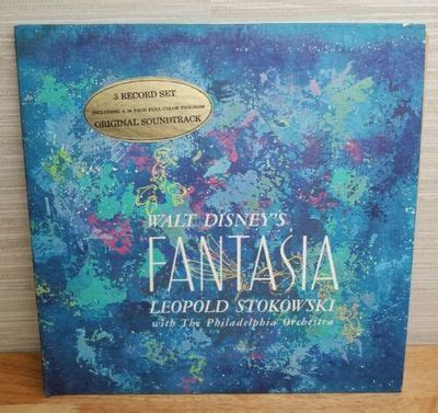 Gripsweat Vinyl LP Walt Disneys Fantasia Leopold Stokowski 3 Record