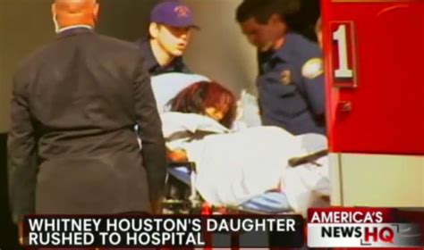 whitney houston death daughter bobbi kristina rushed to hospital metro news